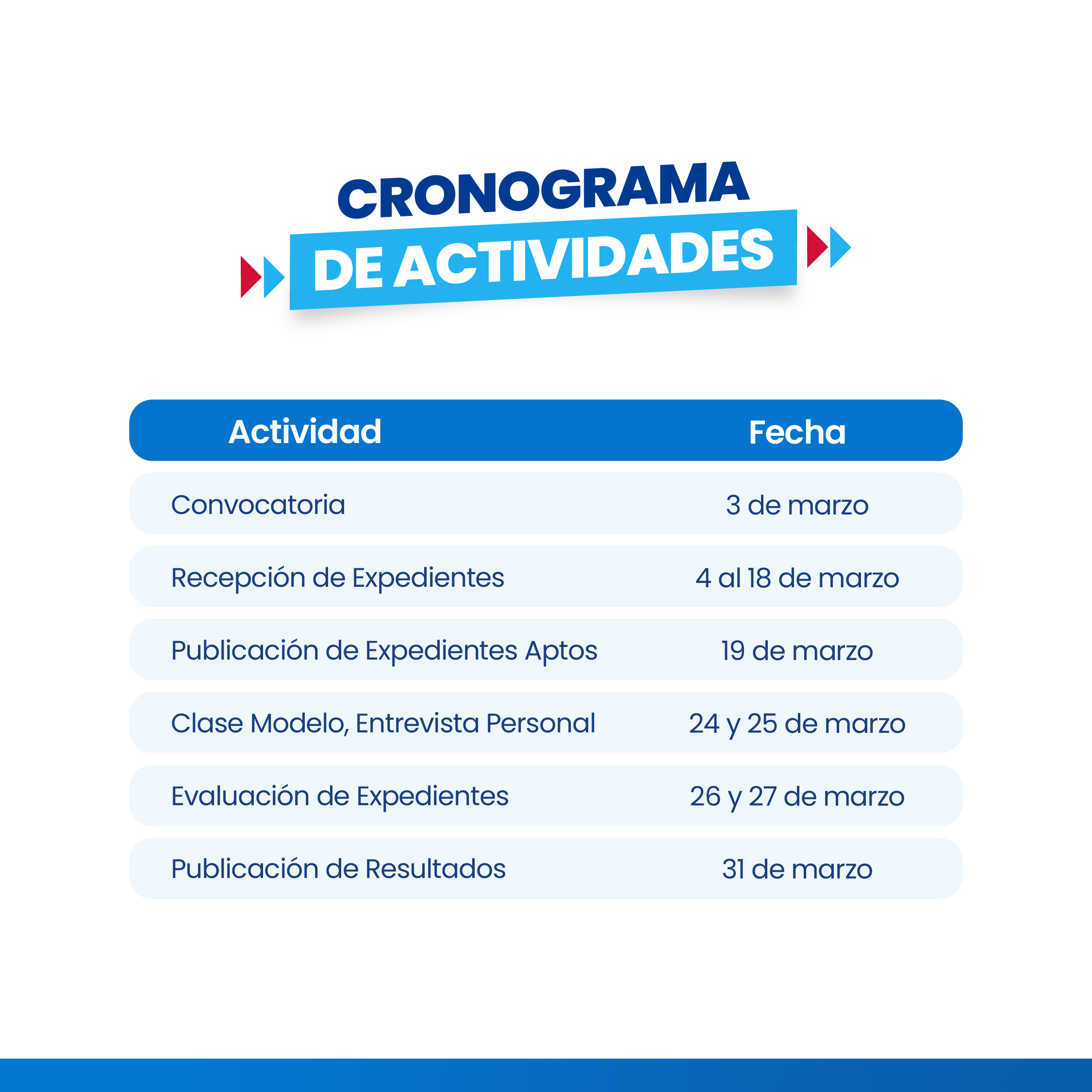Cronograma Concurso